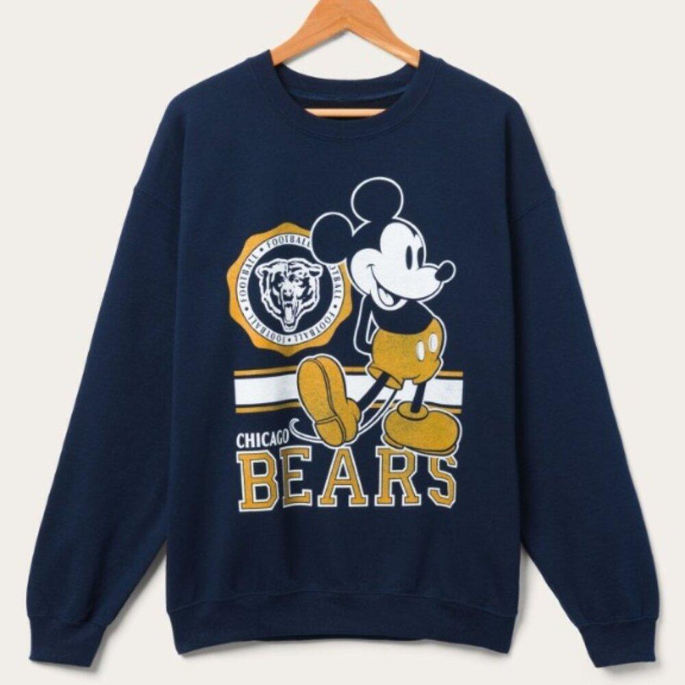 Chicago Bears Mickey Sweatshirt Hoodie Retro 90S Collection